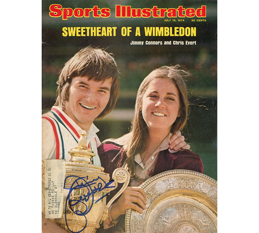 Jimmy Connors Signed July 15, 1974 Tennis Sports Illustrated Magazine