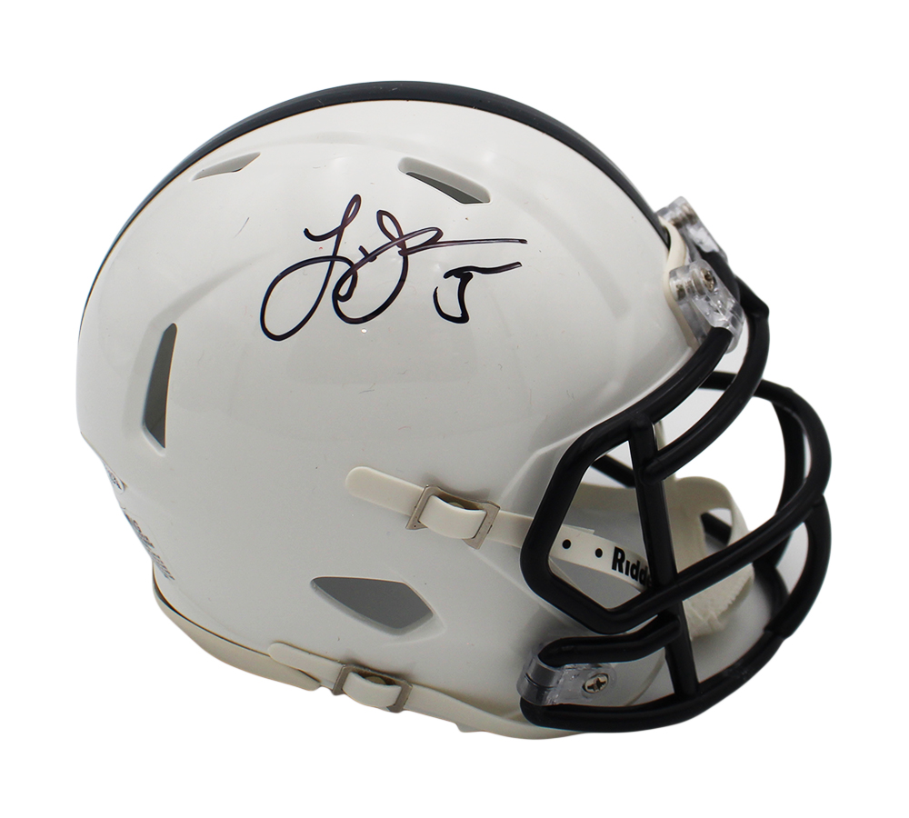 Larry Johnson Signed Pennsylvania State University Speed NCAA Mini Helmet