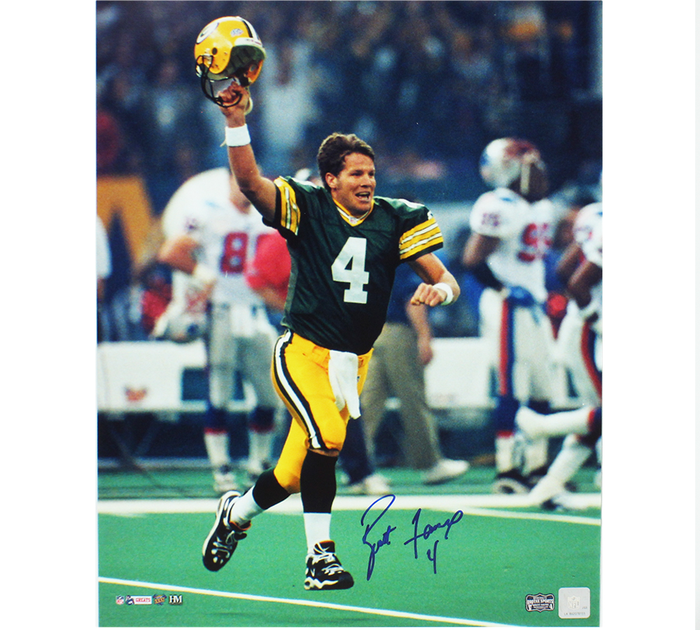 Brett Favre Signed Green Bay Packers Unframed 16x20 "The Kid" Photo