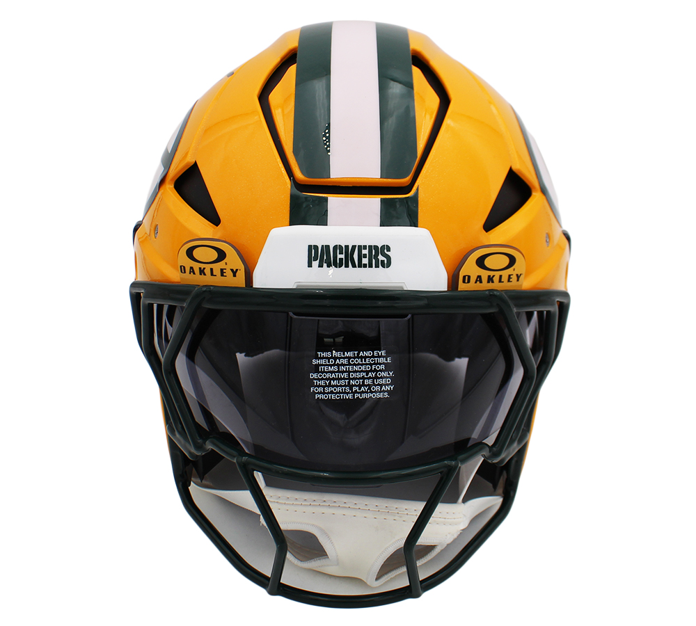 Brett Favre Signed Green Bay Packers Axiom Authentic NFL Helmet - Image 3