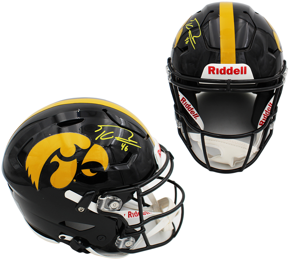 George Kittle Signed Iowa Hawkeyes Speed Flex Authentic NCAA Helmet