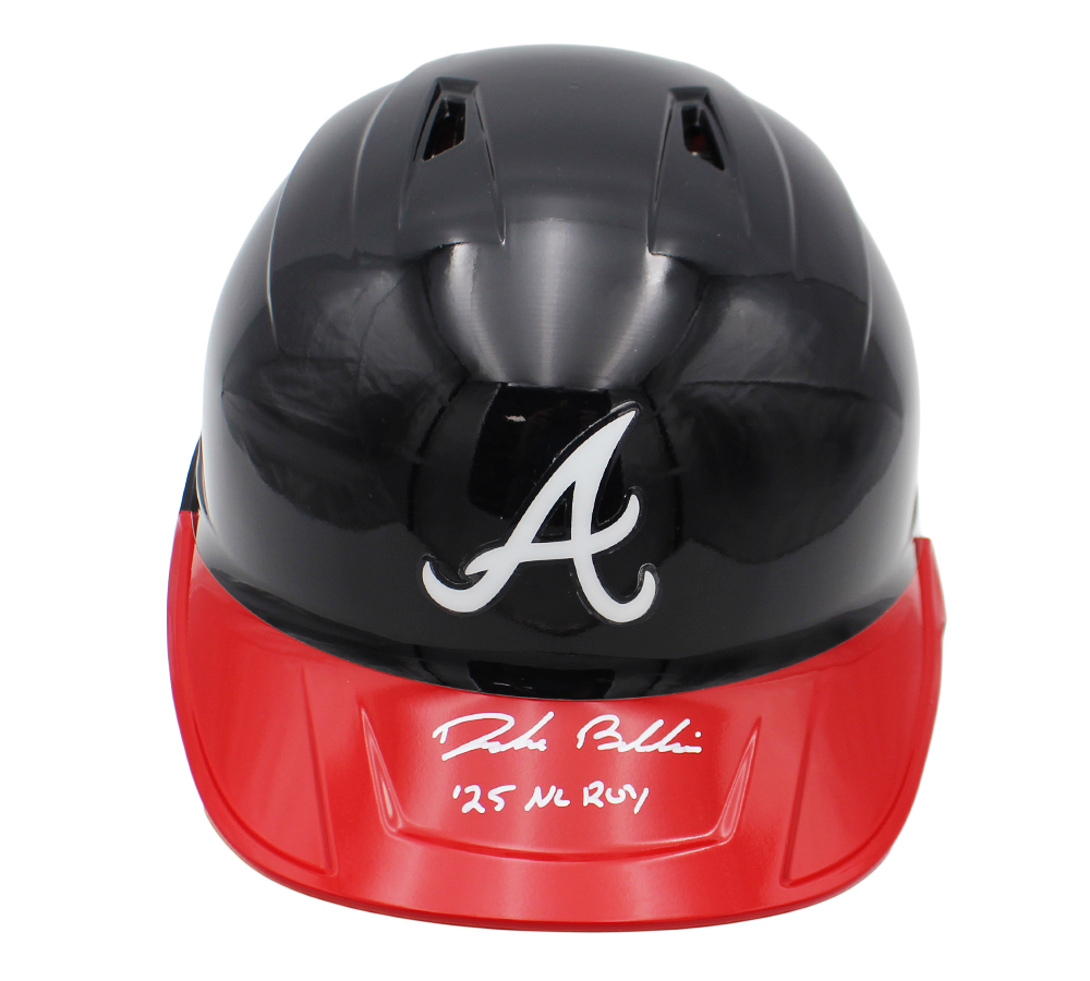 Drake Baldwin Signed Atlanta Braves Rawlings Match Pro Batting MLB Helmet with "2025 NL Roy" Inscription
