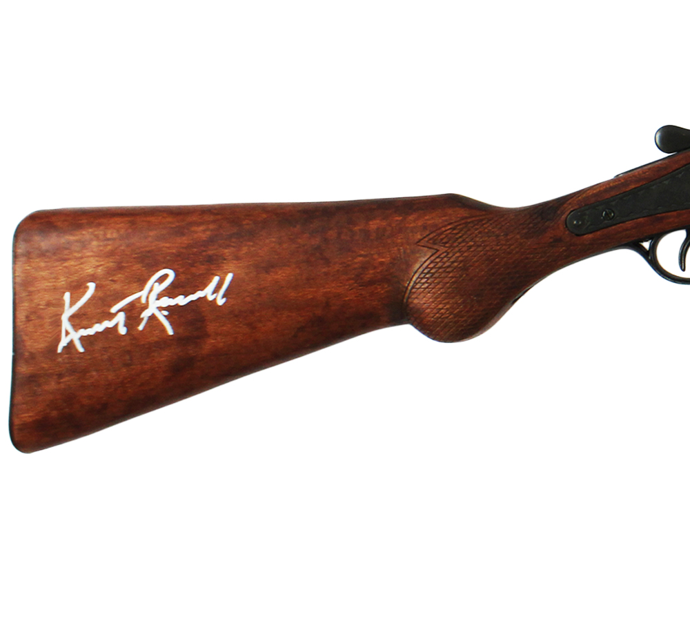 Kurt Russell Signed Tombstone Denix Steel Non-Firing Replica Prop Shotgun - Image 2