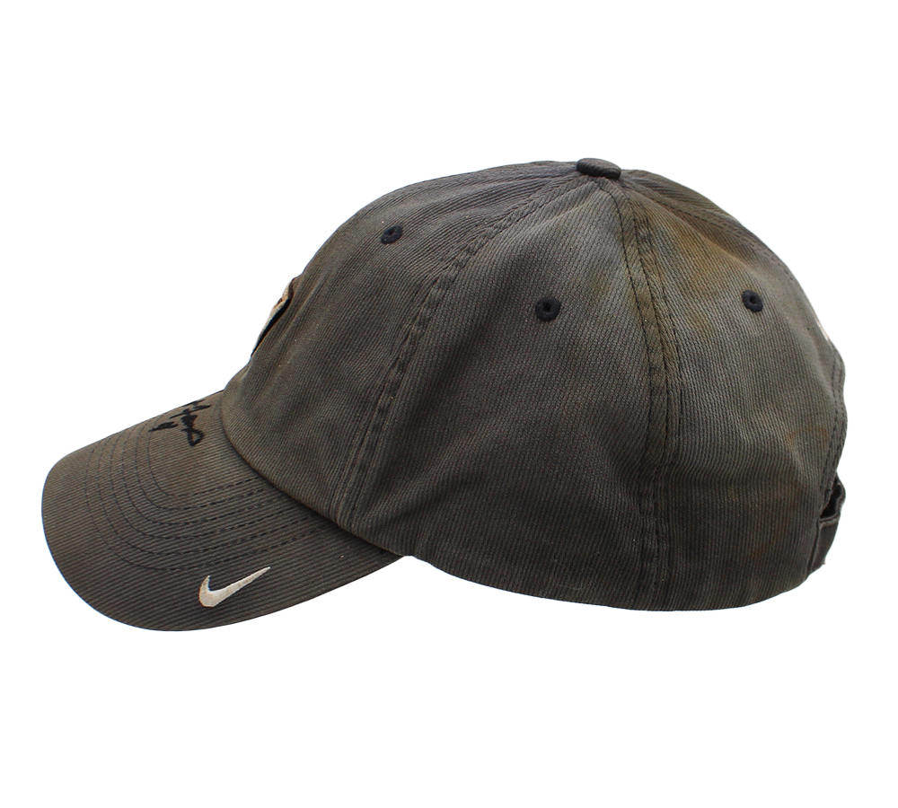 Brett Favre Signed Worn Nike Golf Olive Green Hat - Image 2