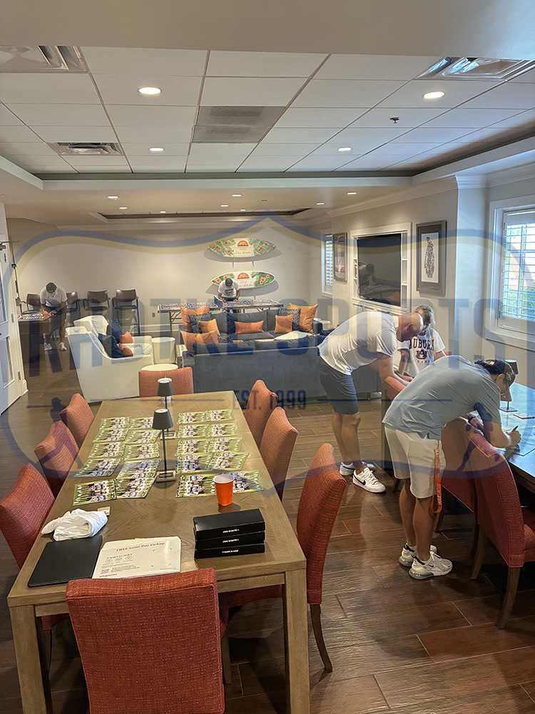 Jackson Koivun, Smith Summerlin, Logan Reilly Signed 2026 Auburn Tigers Mens Golf Team 24x30 Corriboard Sign - Image 2