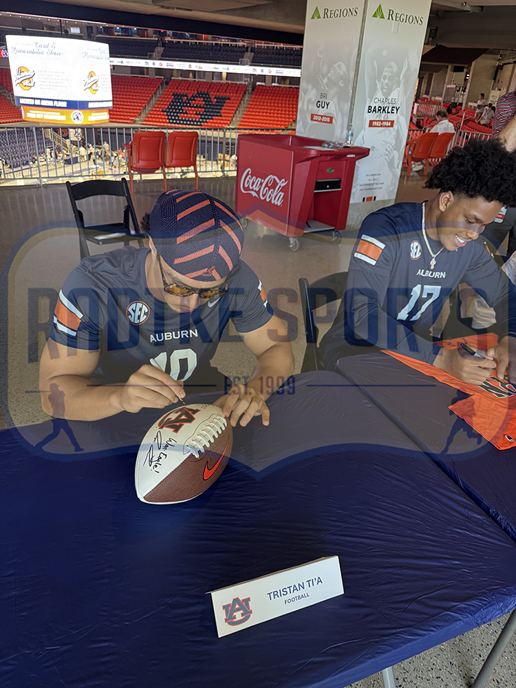 Malik Autry, Cody Sigler, Jared Smith Signed Auburn Tigers 2026 Starting Defense Nike Vapor 24/7 NCAA Football - Image 5