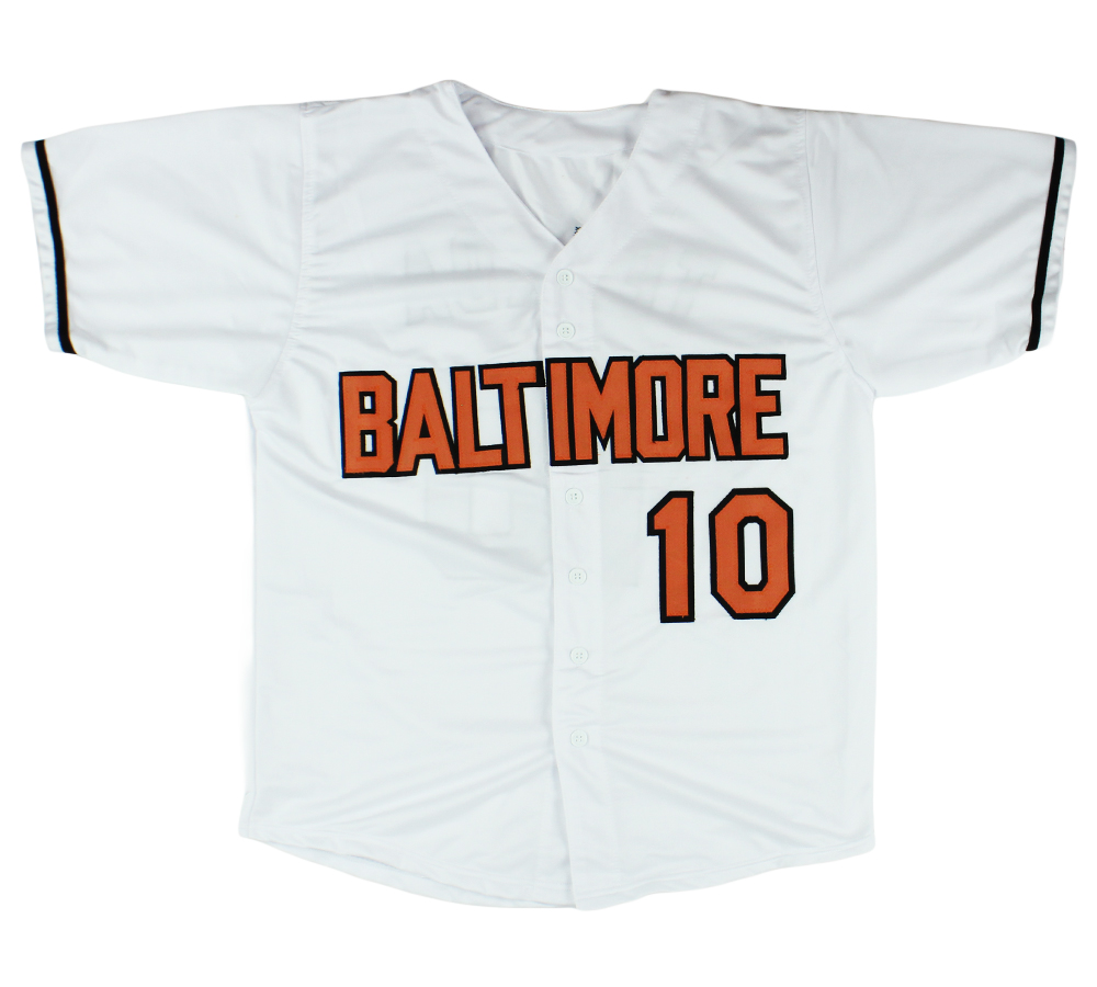 Miguel Tegada Signed Baltimore Custom White Jersey - Image 3