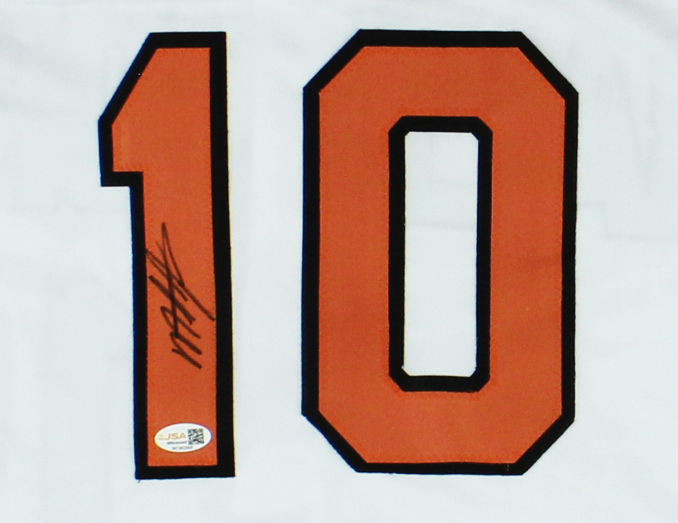 Miguel Tegada Signed Baltimore Custom White Jersey - Image 2