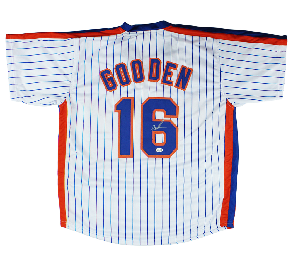 Doc Gooden Signed New York Custom Pinstripe Jersey