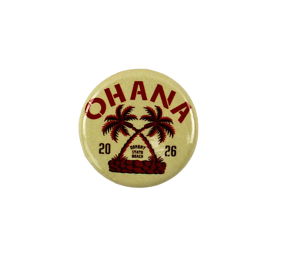 Pearl Jam Ohana 2026 1 inch Beige Pin