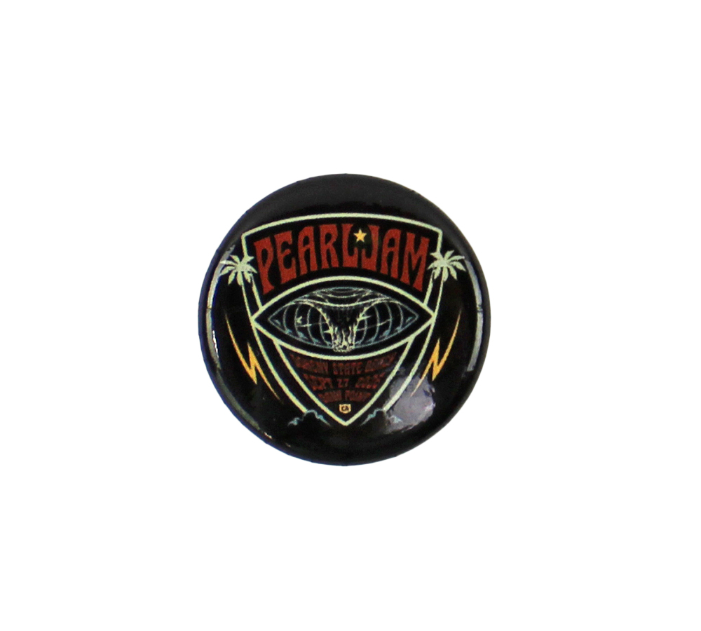 Pearl Jam Ohana Fest 2026 1 inch Black Pin