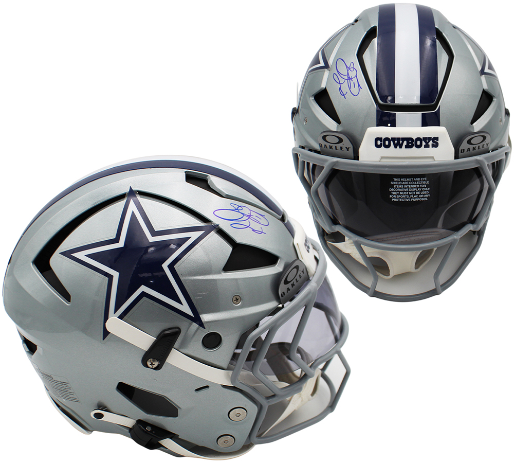 Emmitt Smith Signed Dallas Cowboys Axiom Authentic NFL Helmet - Beckett Authenticated