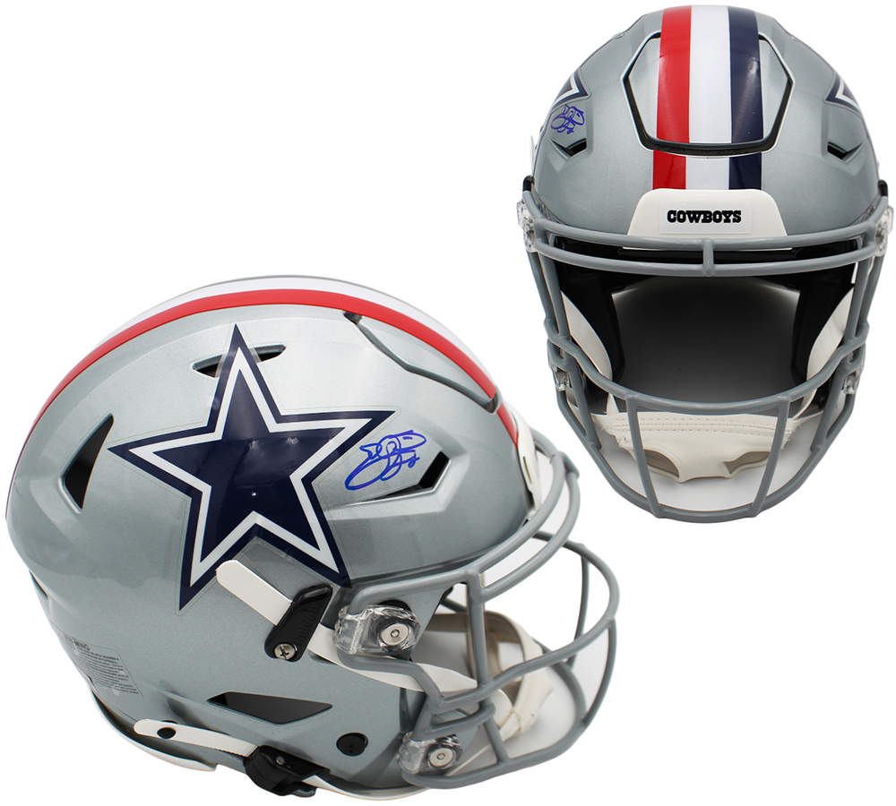 Emmitt Smith Signed Dallas Cowboys Speed Flex Authentic Throwback 1976 NFL Helmet - Beckett Authenticated