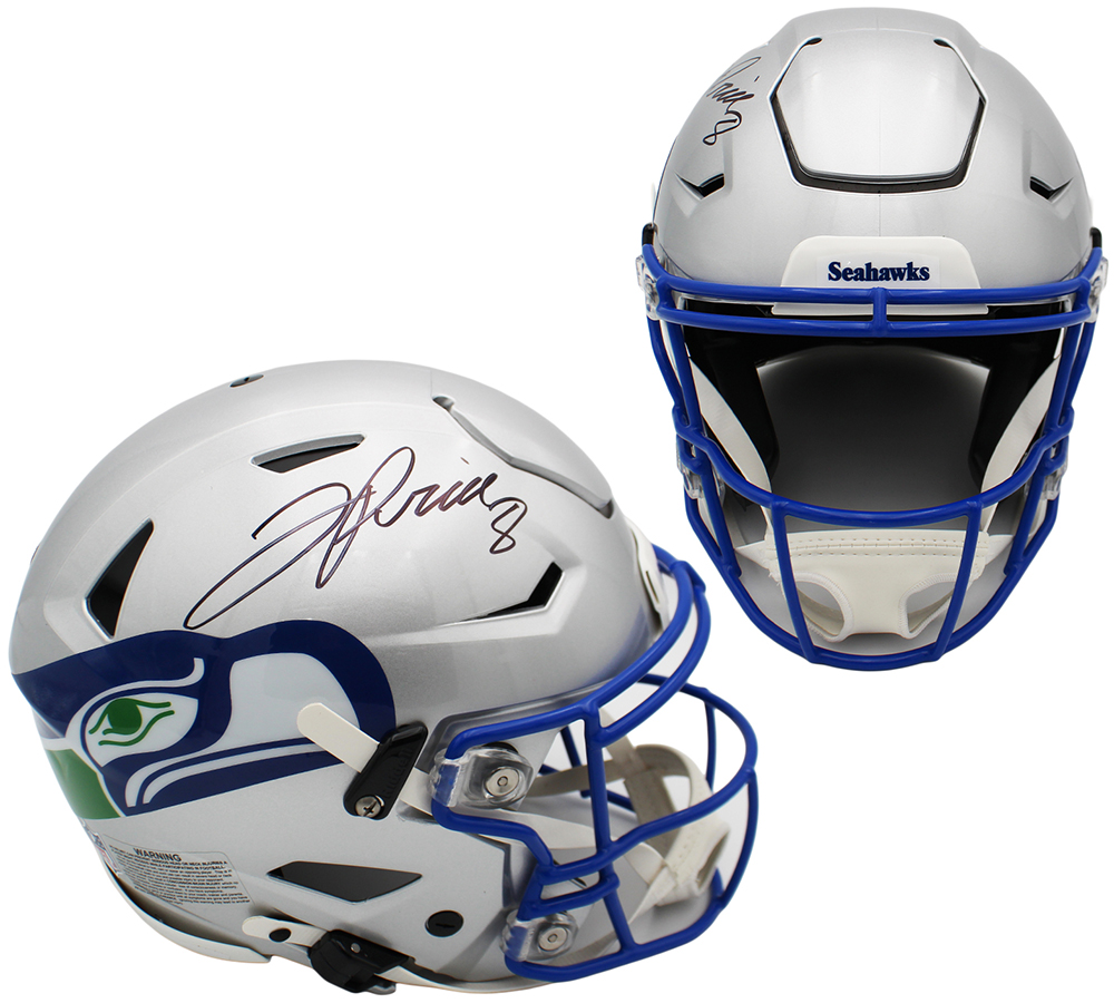Jadarian Price Signed Seattle Seahawks Speed Flex Authentic Throwback 1983-2001 NFL Helmet