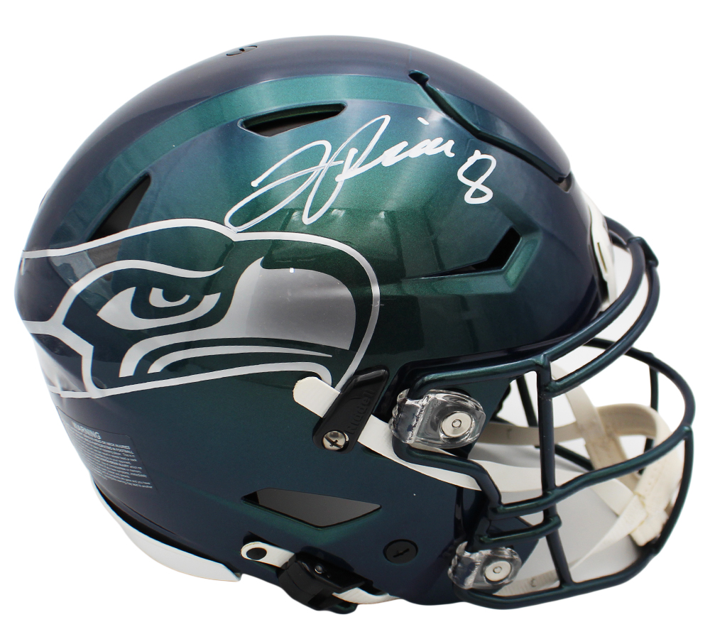 Jadarian Price Signed Seattle Seahawks Speed Flex Authentic Rivalries NFL Helmet - Radtke Sports Authenticated - Image 2