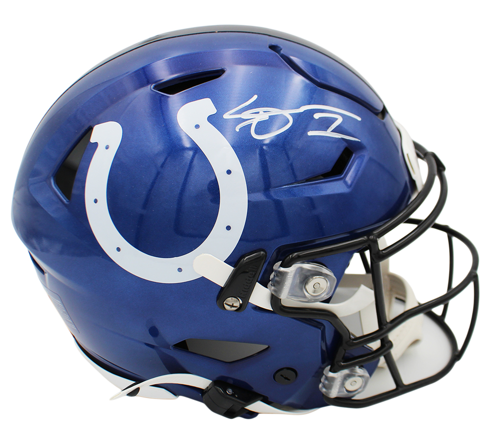 Sauce Gardner Signed Indianapolis Colts SpeedFlex Authentic Rivalries NFL Helmet - Radtke Sports Authenticated - Image 2