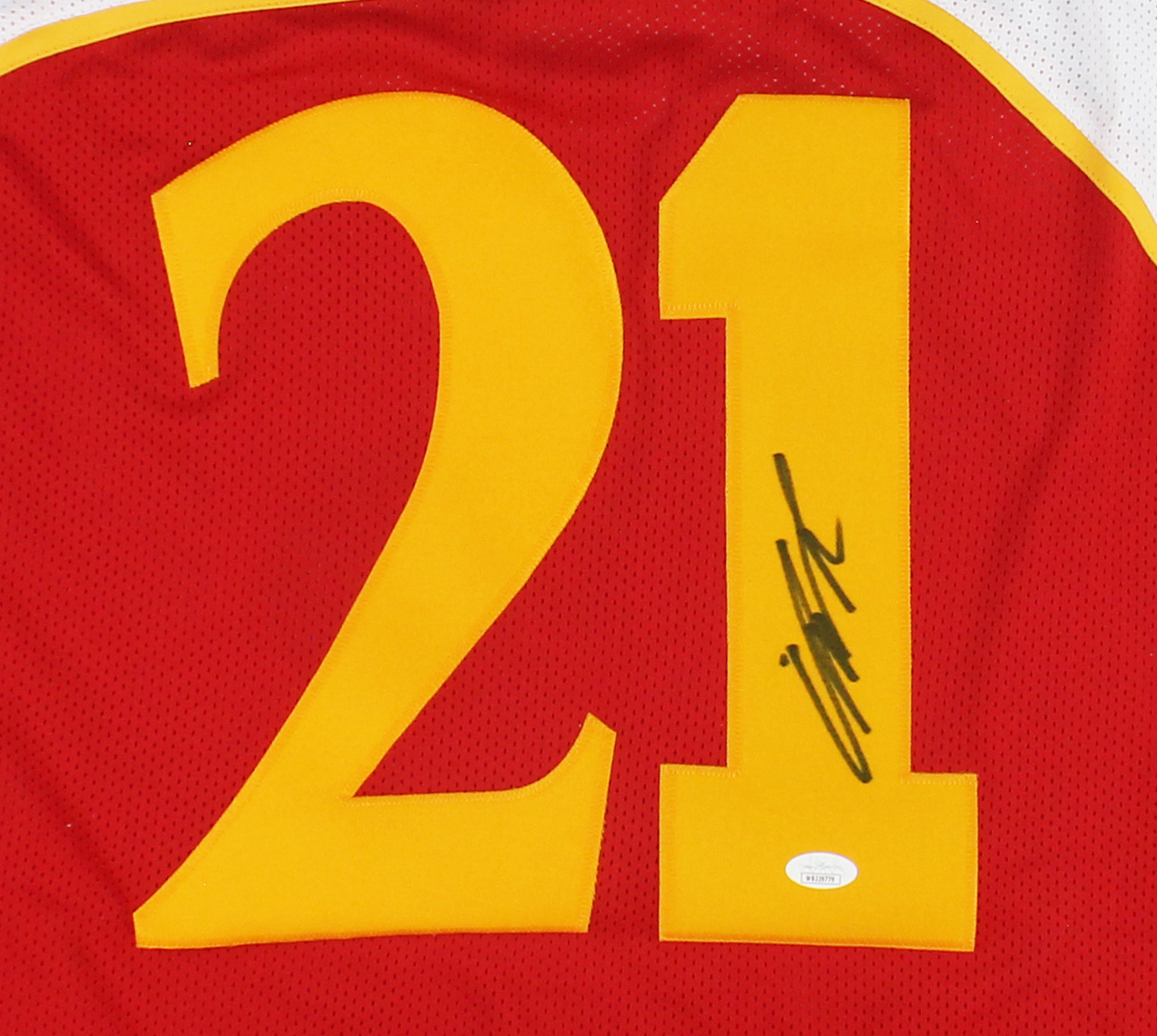 Dominique Wilkins Signed Atlanta Custom Red Jersey - JSA Authenticated - Image 2