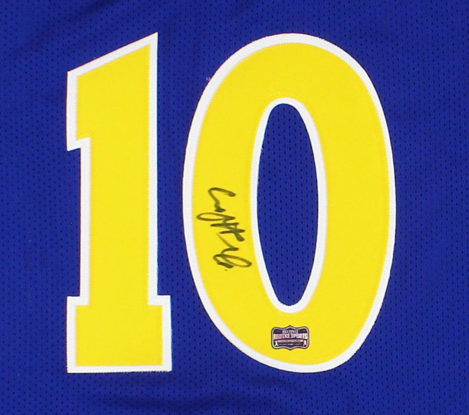Tim Hardaway Sr. Signed Golden State Custom Blue Jersey - Radtke Sports Authenticated - Image 2