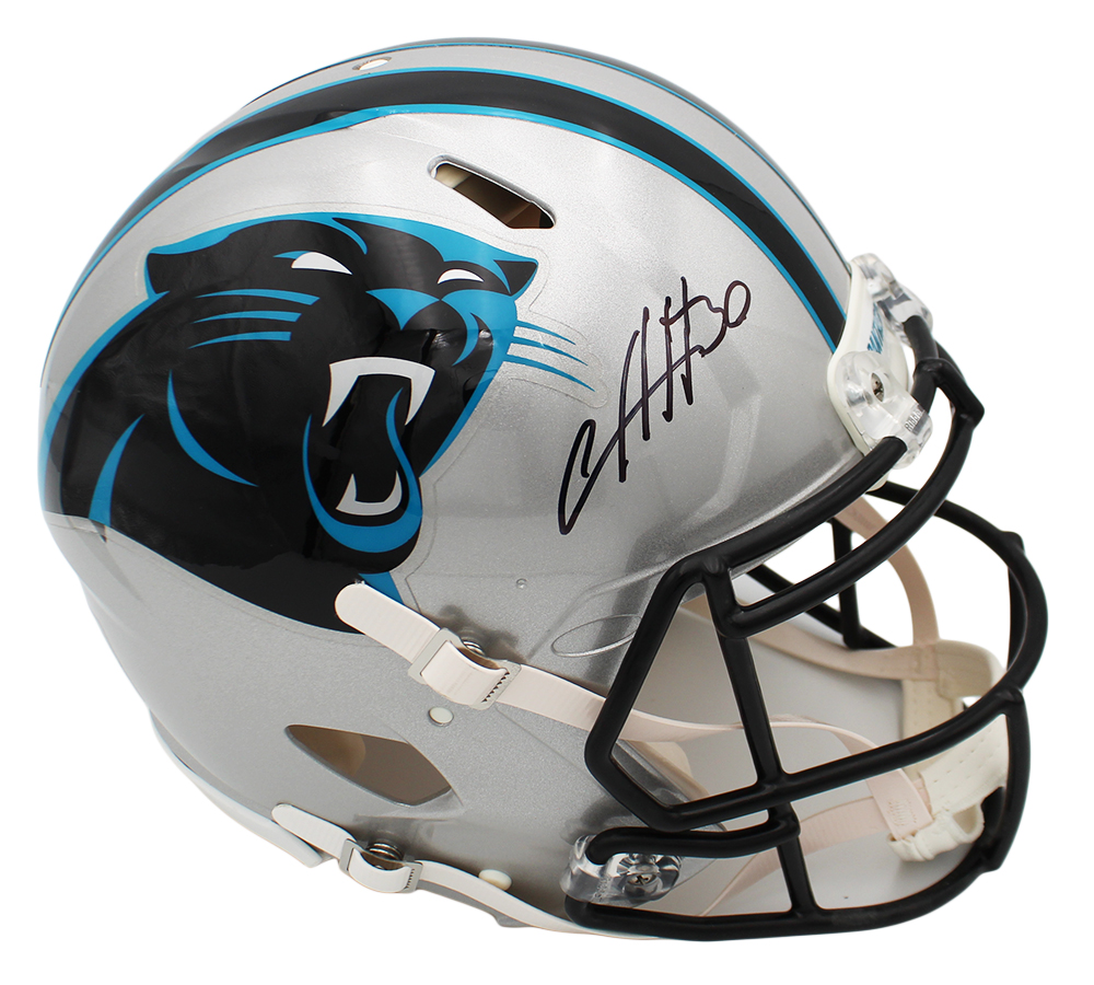 Chuba Hubbard Signed Carolina Panthers Speed Authentic NFL Helmet - Radtke Sports Authenticated