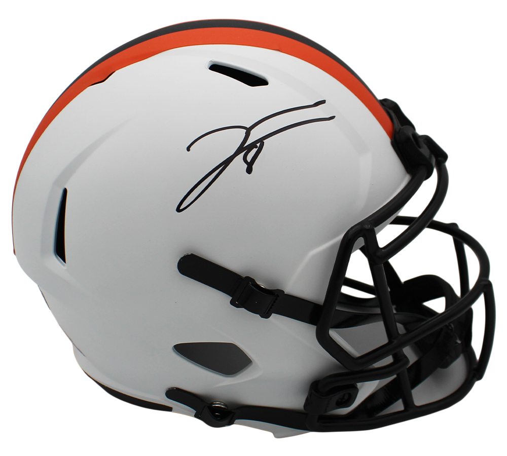 Jared Verse Signed Cleveland Browns Speed Full Size Lunar NFL Helmet - Radtke Sports Authenticated