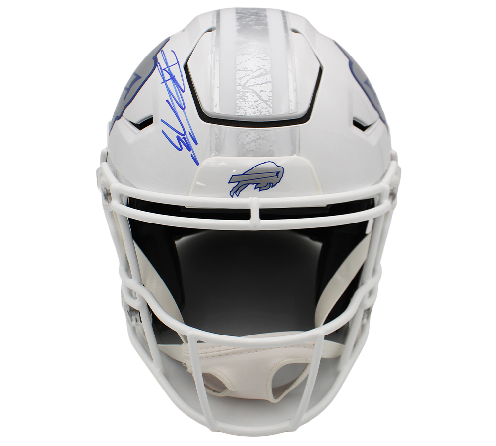 Dion Dawkins Signed Buffalo Bills Speed Flex Authentic Rivalries NFL Helmet - JSA Authenticated - Image 3