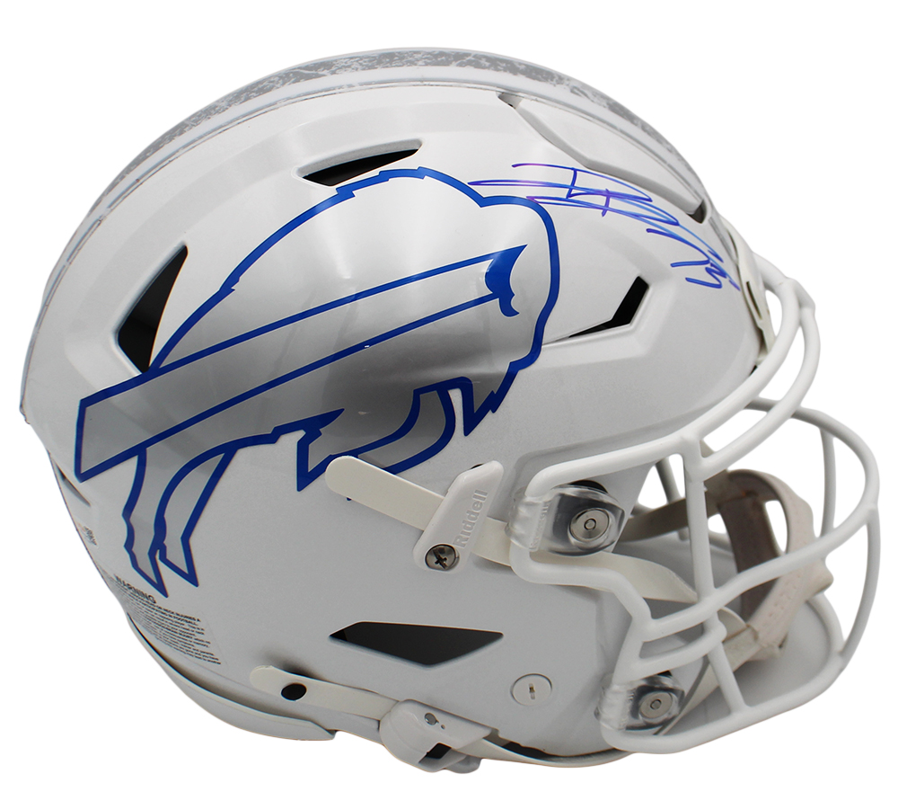 Dion Dawkins Signed Buffalo Bills Speed Flex Authentic Rivalries NFL Helmet - JSA Authenticated - Image 4