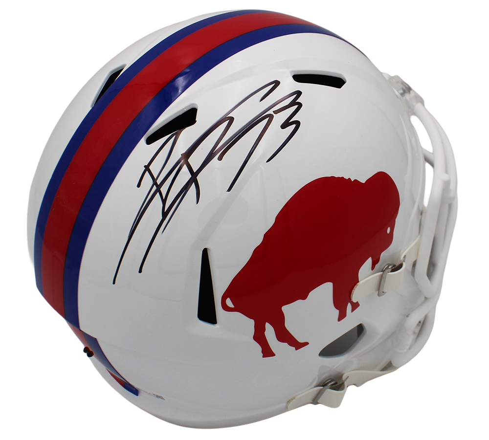 Dion Dawkins Signed Buffalo Bills Speed Full Size Throwback 1965-1973 NFL Helmet - JSA Authenticated
